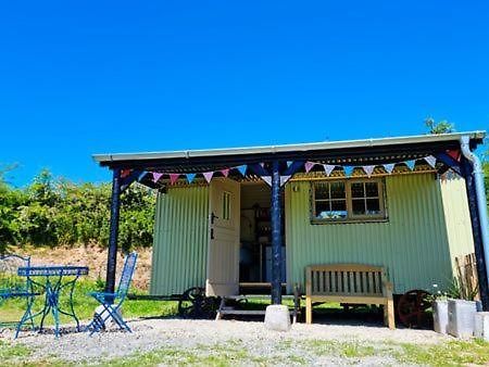 Pen Bryn Shepherd Hut Хей он Уай Екстериор снимка