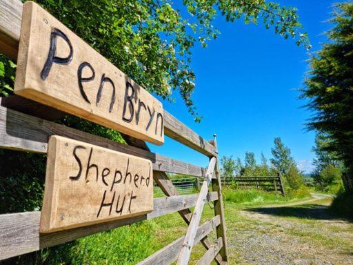 Pen Bryn Shepherd Hut Хей он Уай Екстериор снимка